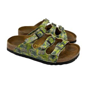 Birkenstock papillio gree floral sandals women's 7
